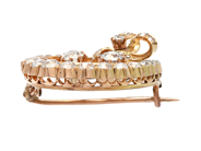 Jewellery - BROOCH/PENDANT, 14K gold - View 3