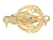 Jewellery - CLASP, 18K gold 9,5 mm - View 1