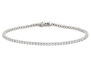 Jewellery - TENNIS BRACELET, 18K white gold - View 1