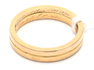 Lot, Lot of gold 18K 5,7g engraved ring , in auction: Pawn – Tuesday 21 January 2020