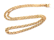 Jewellery, Chain 18K 9,1g graduated Bismarck 46cm , in auction: Pawn – Tuesday 21 January 2020