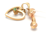 Jewellery, Pendants 2 items 18K 1,8g Telefonlur,Heart , in auction: Pawn – Tuesday 21 January 2020