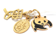 Lot, Pendants 3 items 18K 1,5g , in auction: Pawn – Tuesday 21 January 2020