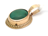 Lot, Pendant 14K 0,5g with stone , in auction: Pawn – Tuesday 21 January 2020