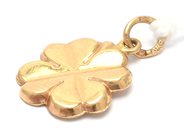 Jewellery, Pendant 18K 0,5g Four-leaved clover , in auction: Pawn – Tuesday 21 January 2020