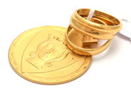 Lot, Lot of gold 23K 39,9g engraved , in auction: Pawn – Tuesday 21 January 2020
