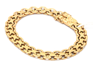 Jewellery, Bracelet 18K 24,8g X-bracelet 18,5cm , in auction: Pawn – Tuesday 21 January 2020