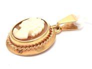 Jewellery, Pendant 18K 1,1g with came , in auction: Pawn – Tuesday 21 January 2020