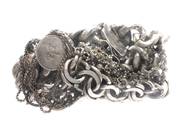 Lot, Lot of silver S830 153,6g damaged , in auction: Pawn – Tuesday 21 January 2020