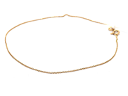 Jewellery, Chain 18K 1,4g Anklet Box-chain 25cm, in auction: Pawn – Tuesday 21 January 2020