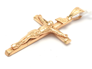 Jewellery, Pendant 18K crucifix 5,2g, in auction: Pawn – Tuesday 21 January 2020