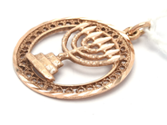 Jewellery, Pendant 14K 2,3g ,Menora , in auction: Pawn – Tuesday 21 January 2020