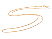 Jewellery, Chain 18K Box-chain 1,6g 39,5cm, in auction: Pawn – Tuesday 21 January 2020