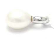 Jewellery, Pendant 18K 1,4g white gold with pearl, in auction: Pawn – Tuesday 21 January 2020