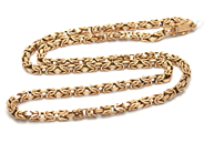 Jewellery, Chain 18K Emperor link 58,3g 59cm, in auction: Pawn – Tuesday 21 January 2020