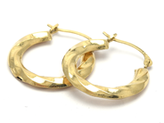 Jewellery, Earrings 18K one pair 0,7g, in auction: Pawn – Tuesday 21 January 2020