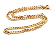 Jewellery, Chain 18K 16,4g "curb" 54cm, in auction: Pawn – Tuesday 21 January 2020