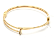 Lot, Bangle 18K 9,7g defect with stones, in auction: Pawn – Tuesday 21 January 2020