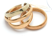 Lot, Lot of gold 18K 14,3g engraved, in auction: Pawn – Tuesday 21 January 2020