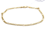 Jewellery, Bracelet Figaro 14K 27cm 6,6g, in auction: Pawn – Tuesday 21 January 2020