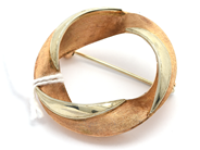 Jewellery, Brooch Double-dyed 18K 8,2g, in auction: Pawn – Tuesday 21 January 2020