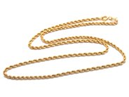 Jewellery, Necklace "twisted rope-link" 18K 43cm 2,2g, in auction: Pawn – Tuesday 21 January 2020