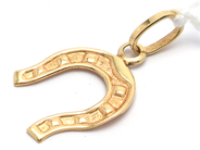 Jewellery, Pendant horse shoe 18K 0,6g, in auction: Pawn – Tuesday 21 January 2020