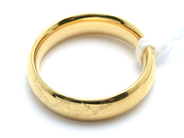 Jewellery, Ring plain 18K Ø17½ 8g, in auction: Pawn – Tuesday 21 January 2020