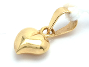 Jewellery, Pendant heart 18K 0,3g, in auction: Pawn – Tuesday 21 January 2020