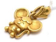 Jewellery, Pendant mouse 22K 2,9g, in auction: Pawn – Tuesday 21 January 2020