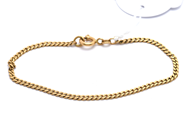 Jewellery, Bracelet "curb" 18K 19cm 5,1g, in auction: Pawn – Tuesday 21 January 2020