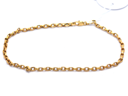 Jewellery, Bracelet anchor 18K 25cm 3,5g, in auction: Pawn – Tuesday 21 January 2020
