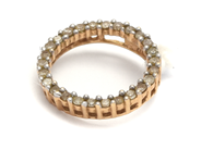 Jewellery, Pendant 18K 1,1g with diamonds 26xca0,01ct, in auction: Pawn – Tuesday 21 January 2020