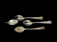 Silverware, Various flatware S830 48,8g teaspoons 2 items and 2 items defect, in auction: Pawn – Tuesday 21 January 2020
