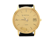 Watches, Certina 18K case no. EOL 115.9299.68 Ø34mm, quartz, in auction: Pawn – Tuesday 21 January 2020