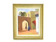 Art, Oil on canvas Bernt Johansson Marrakech 47x55cm with frame, in auction: Pawn – Tuesday 21 January 2020