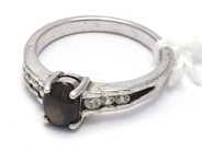 Jewellery, Ring S925 3,0g Ø17 with stones, in auction: Pawn – Tuesday 21 January 2020