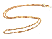 Jewellery, Chain "curb" 18K 5,8g 42cm, in auction: Pawn – Tuesday 21 January 2020