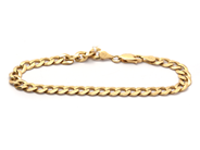 Jewellery, Bracelet "curb" 18K 10,4g 18cm, in auction: Pawn – Tuesday 21 January 2020