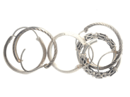 Jewellery, Earrings three pair S925 5,8g, partly defect, in auction: Pawn – Tuesday 21 January 2020