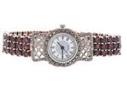 Watches, Ladie´s wristwatch i silver S925 with stones quartz Ø23mm, crown slightly defect, in auction: Pawn – Tuesday 21 January 2020