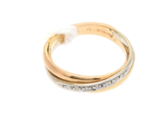 Jewellery, TRINITYRING, 18K three-coloured, in auction: Pawn – Tuesday 21 January 2020