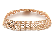 Jewellery, Bracelet X-bracelet with bar 18K 16,0g 18,5cm, in auction: Pawn – Tuesday 21 January 2020