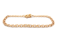 Jewellery, Bracelet graduated Bismarck 18K 5,8g 18cm with box clasp, in auction: Pawn – Tuesday 21 January 2020