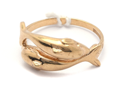 Jewellery, Ring dolphins 9K 2,4g Ø16¾, in auction: Pawn – Tuesday 21 January 2020