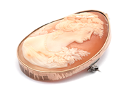 Jewellery, Pendant/Brooch Came 18K 12,2g 5cm from 1921, in auction: Pawn – Tuesday 21 January 2020