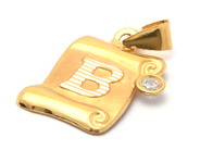 Jewellery, Pendant B 21K 1,4g 3,8cm with stone, in auction: Pawn – Tuesday 21 January 2020