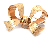 Jewellery, Brooch 18K 3,8g 3cm from 1952, in auction: Pawn – Tuesday 21 January 2020