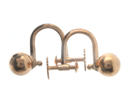 Jewellery, Earrings one pair push back 18K 1,7g, in auction: Pawn – Tuesday 21 January 2020