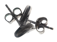 Jewellery, Earrings one pair 14K 1,4g with diamonds, stoppers not gold, in auction: Pawn – Tuesday 21 January 2020